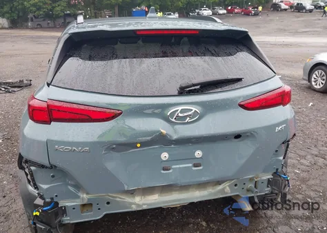 2022 Hyundai Kona Limited из США, поврежденный, VIN KM8K53A33NU799417